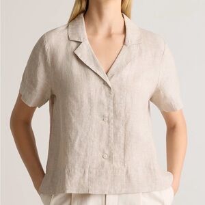 100% European Linen Short Sleeve Shirt